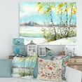 thumbnail image 2 of Designart ' Birches In Snowy Land ' Lake House Canvas Wall Art Print, 2 of 4