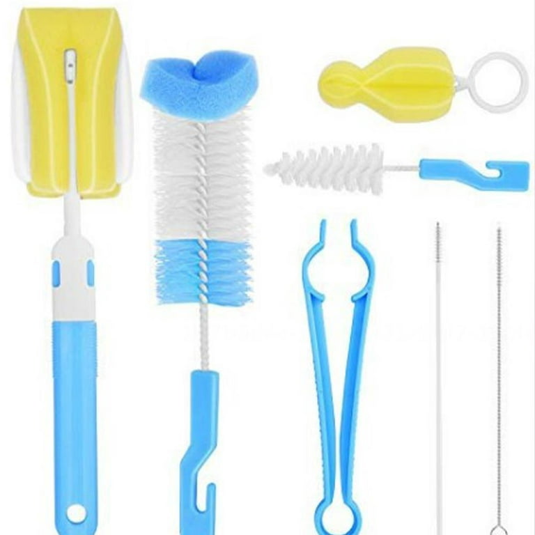 Bottle Brush Cleaner Pack - Cleaning Brushes For Baby Bottles, Water  Bottles, Straws, Tumblers, Wine Decanters And Flask