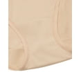 thumbnail image 6 of Playtex Microfiber High-Cut Underwear Pack, Moisture-Wicking, 3-Pack  Heirloom White/Almond/Almond L Women's, 6 of 10