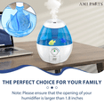 thumbnail image 3 of AMI PARTS Humidifier Fish Cleaner, Humidifier Tank Universal Compatible with Drop Warm and Cool Mist for Water Purifies, 12 Packs, 3 of 7