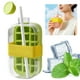 thumbnail image 5 of 2 en 1 Cubos Hielo Bandeja Cubitos Con Fabricante Paja (800 Ml) Verde, 5 of 9