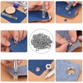 thumbnail image 3 of 100 Sets Eyelets 16mm Grommet Kit Eyelets Tools Metal Grommet Eyelet Kit With Grommet Tools For Canv, 3 of 4