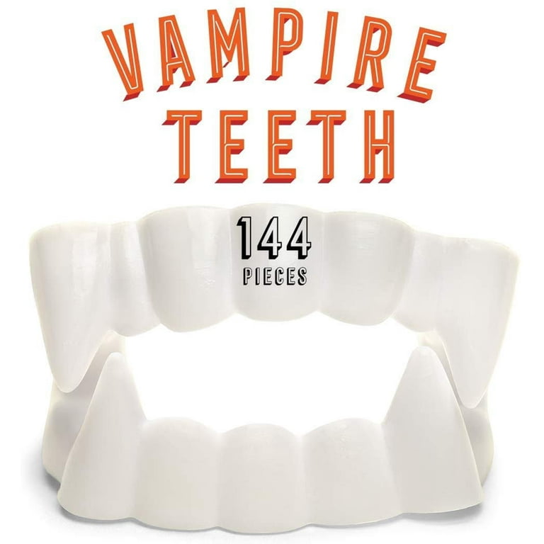 Neon Vampire Teeth - 144 Ct.