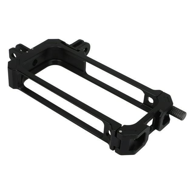 Cadre de Protection pour Caméra d'Action, Boîtier de Protection Robuste en Alliage d'Aluminium avec Ouverture pour Vraie Machine et Support de Sabot Froid pour Prise de Vue