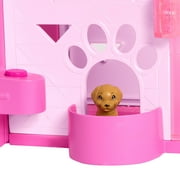 Barbie Dreamhouse Pool Party Doll House and Playset with 75+ Pieces, 45 in, Slide & Puppy Elevator