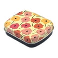 thumbnail image 4 of Luzkey Small Tin Can Container with Lid, Multifunctional Rectangular Empty Storage Box, Tin Can with Metal Hinges for Candy, Jewelry, Yellow Flower, 4 of 8