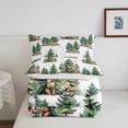 thumbnail image 5 of Manfei Cartoon Deer Pattern Full Size Comforter Sets,Kawaii Fox Bedding Comforter Set,White,Reversible,3 Pieces,1 Comforter and 2 Pillowcases, 5 of 7