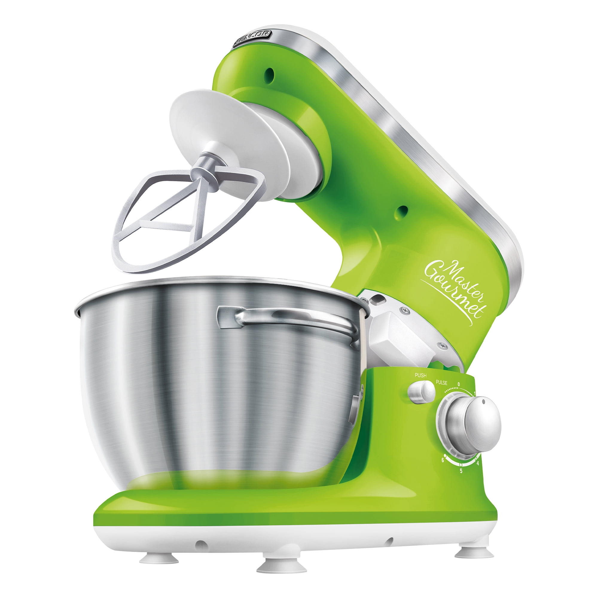 Sencor STM 3620WH 4.2 Quart 6 Speed Food Mixer with Stainless Steel Bowl, Green Walmart Canada