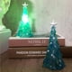 thumbnail image 4 of Cateissary Luminous Blue Sea Glass Christmas Tree Blue Xmas Trees Resin Ornaments Decoration Table for Theme Party Gifts Kits de decoración para fiestas Se puede enviar árbol de Navidad, 4 of 6