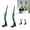 Green, variant on Mini Witch Legs Plant Stakes 2 Pack, Tiny Flower Pot Decor for Succulents and Indoor Plants, 5 Inch Novelty Garden Planter Inserts for Halloween Home and Garden Display (Orange)