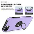thumbnail image 3 of for iPhone 7 / 8 / SE 2020 / SE 2022 Case, 360° Rotatable Ring Holder Kickstand Dual Layer Military-Grade Drop Tested Protection Support Car Holder Mount Magnetic Absorbing Bumper Case, Purple, 3 of 7