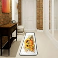 thumbnail image 4 of Dreamtimes Autumn Pumpkin Sunflowers Hallway Runner Rug 2'x6' Kitchen Rug with Rubber Backing Happy Thanksgiving Non Slip Entryway Rug Runner Washable Soft Area Rug for Hallway Bedroom Kitchen Decor, 4 of 6