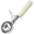 thumbnail image 1 of Cuchara para helado NQ acero inoxidable fácil liberación gatillo 6,7 cm blanco lechoso, 1 of 3