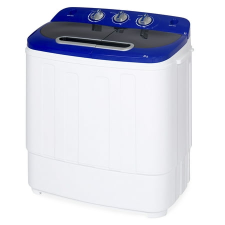 Best Choice Products Portable Compact Mini Twin Tub Washing Machine and Spin Cycle w/ (Best Quality Washer Dryer)