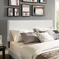 thumbnail image 3 of Modway Phoebe Vinyl Upholstered Full Platform Bed in White, 3 of 7