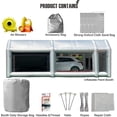 thumbnail image 4 of WARSUN Inflatable Paint Booth 28x15x10Ft with Double & Oversized Air Filter System Inflatable Spray Booth with 2 Blowers, 4 of 11