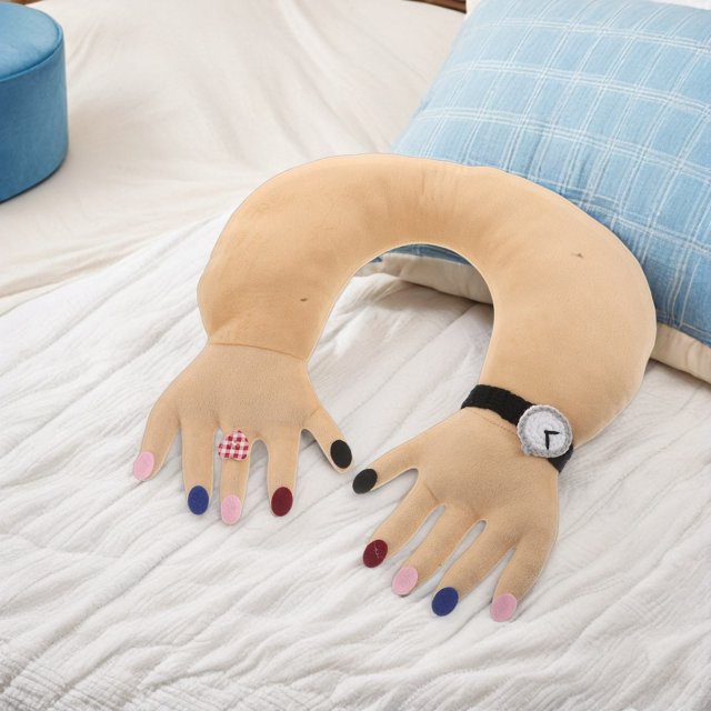 SHOWERORO Almohada De Para Viajes En Y Auto Color Chocolate Y