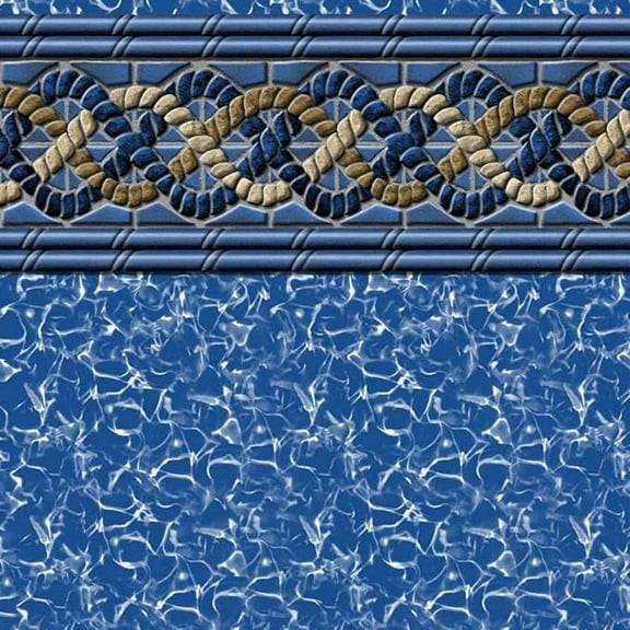 SmartLine 15' x 48" Round Mystri Gold Liner for Esther Williams/Johnny Weissmuller Pools, 25 Gauge