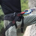 thumbnail image 6 of Half Body Safety Belt, Safety Fall Arrest Harness, Waist Hip Protection Safety Belt for Mountaineering, Climbing Rappelling, Black, 6 of 9