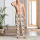 thumbnail image 2 of Balery Shiba Inu Dog Pantalones de pijama para hombre, pijama ultraligero, pantalón de descanso-Medium, 2 of 6