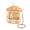Brown, variant on Mini Claw Machine Keychain Teens Adults Stress Relief Small Catching Game Machine Key Ring Handbag Backpack Hanging Decoration