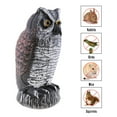 thumbnail image 2 of Realistic Owl Decoy Statue Hand-Painted Garden Protector, Away Squirrels,, 2 of 8