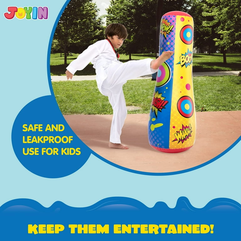 Standing Punching Bag Pack Inflatable Bopper With Bounce-back