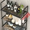 thumbnail image 3 of Over The Toilet Storage, 3-Tier Over-The-Toilet Space Saver Organizer Rack, Stable Freestanding Above Toilet Stand For Bathroom, Restroom, Laundry, 3 of 7
