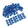 thumbnail image 1 of Abbracc 50Pcs Hinged Plastic Screw Cover Fold Caps Button For Furniture Decorative Cover Blue, 1 of 9