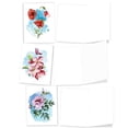 thumbnail image 5 of The Best Card Company - 20 Assorted Blank Plant Cards (4 x 5.12 Inch) (10 Designs, 2 Each) - Watercolor Floral Splendor AM7164OCB-B2x10, 5 of 9