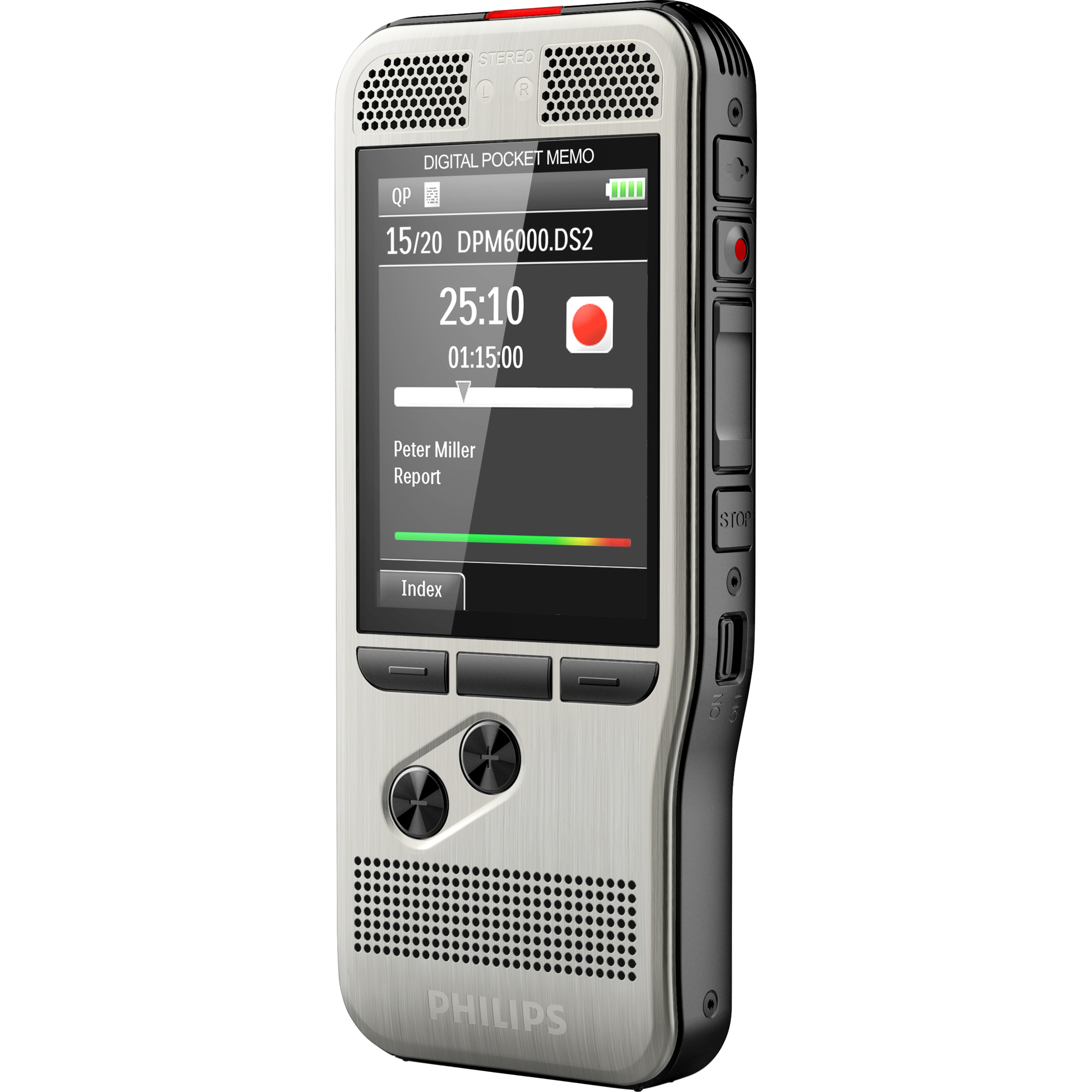 Philips Pocket Memo Digital Voice Recorder with LCD Display, DPM6000 - image 4 of 7