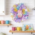 thumbnail image 6 of Wreath Clearance! YZEGDCH Easter Wreaths for Front Door, Artificial Wreath for Door, Outdoor Indoor Fireplace Window Wall Hanging Decor, 6 of 8