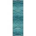 thumbnail image 2 of Addison Rugs Mayfield Premium Machine Washable Transitional Gradient Turquoise Runner Rug, 2'3" x 7'6", 2 of 6