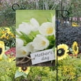 thumbnail image 2 of SKYSONIC Tulips Label Mother's Day Double-Sided Printed Garden House Sports Flag - 12x18in Polyester Decorative Flags for Courtyard Garden Flowerpot, 2 of 2