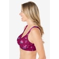 thumbnail image 3 of Comfort Choice Women's Plus Size Cotton Wireless Lightly Padded T-Shirt Bra, 3 of 6