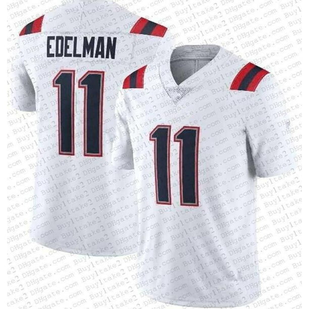 New England Patriots Julian Edelman #11 Nike Men's Red NFL Vapor Limited  Jersey