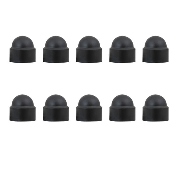 10 Pieces M6 M8 M10 M12 Hex Bolts Nut Dome Protection Caps Car Dust-proof Sleeve Hexagon Screw Lid Bolts Hardware Cover Black/12x18cm
