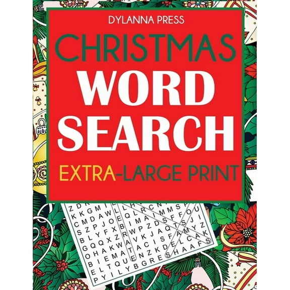Christmas Word Search Extra-Large Print, (Paperback)