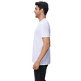 thumbnail image 3 of Zfeel High Performance Pure Dry Fit Poly Short Sleeves White T-Shirt, Pack of 6, S, 3 of 6