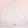 thumbnail image 5 of HOOUN Sexy Body Bra Harness Chain for Women Rhinestone Chest Body Lingerie Jewelry-Gold, 5 of 7
