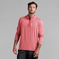 thumbnail image 4 of Men's Fanatics Red Wisconsin Badgers Mock Neck Half-Zip Pullover Jacket, 4 of 5