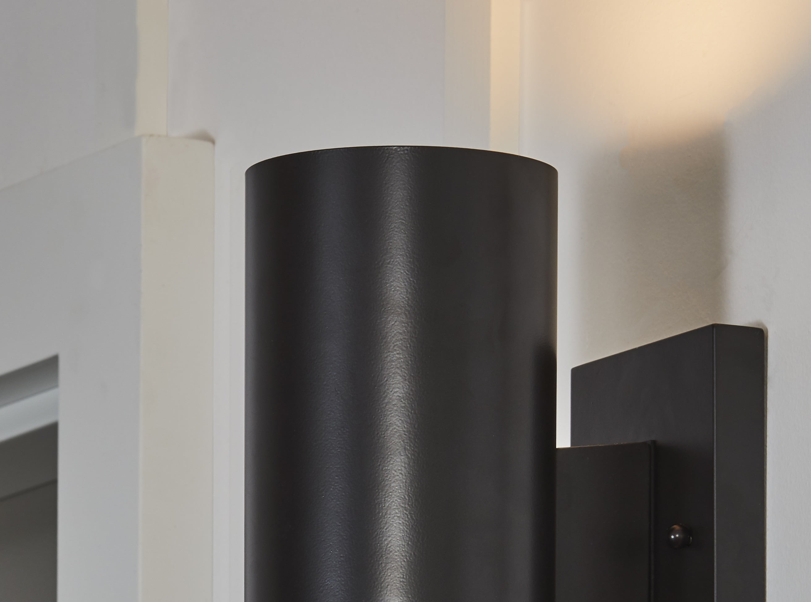 Better Homes & Gardens Wall Light in/Outdoors Stylish Cylinder Sconce, E26 Base, Lighting Fixture