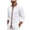 White, variant on COMVALUE Men's Linen Shirt Long Sleeve Button Down Collar with Contrast Placket Regular Fit Casual Beach Tops (Army Green, L)