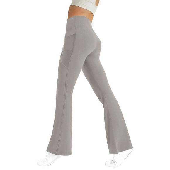 High Waisted Workout Leggings for Women Womens Workout Pants High Compression Leggings for Women Women's Workout Clothes Gray 2XL