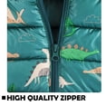thumbnail image 5 of Hooded Winter Coats for Little Kids Padded Light Puffer Jacket for Baby Boys Girls,Toddlers, 5 of 6