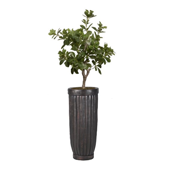 Artificial Tung Tree 53" Fake Plant Real Touch with Planter