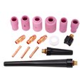 thumbnail image 2 of 16Pcs Welding Cup Torch Collet Set with PTFE Front Cover for for WP 9 20 25 Welding Gun, 2 of 5