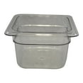 thumbnail image 2 of Cambro Food Storage Containers Bundle, Plastic Containers 1/6 Size Pack of 6, Pan Scraper, 2 of 5
