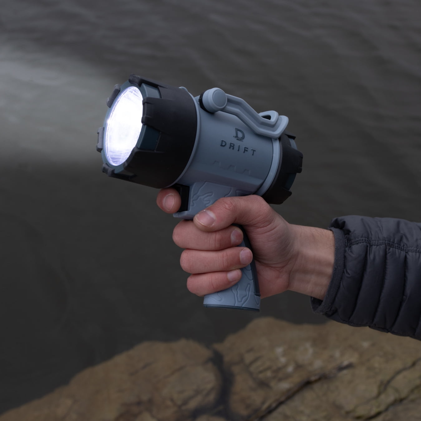 D DRIFT ALL THINGS WATER Rechargeable 1200LM Waterproof Spotlight, Waterproof, Floating, Lightweight