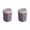 Purple, variant on Bathroom Can with Two Way Swing Lid, Square Garbage Bin for Office Bedroom Kitchen, Compact Waste Basket Dog Cat Proof